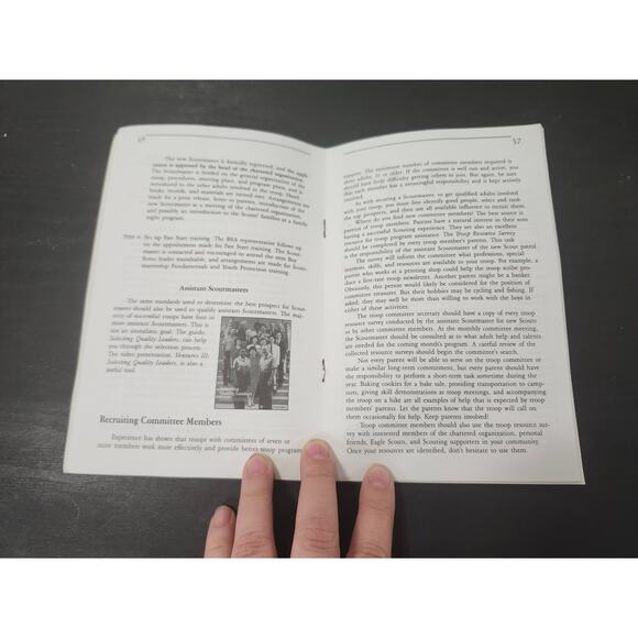 1991 BSA Troop Committee Guidebook Boy Scouts of America No. 34505 2nd Printing - Picture 7 of 7